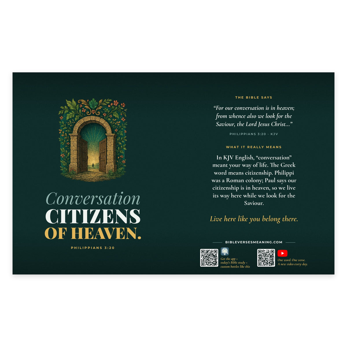 Full printed wrap design for Citizens of Heaven