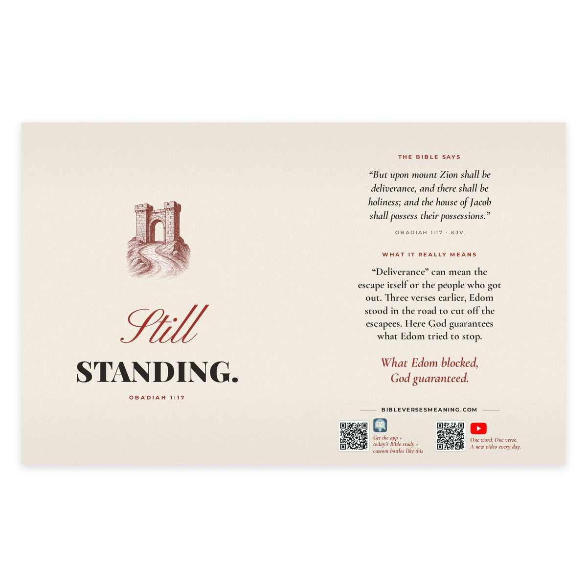 Full printed wrap design for Still Standing