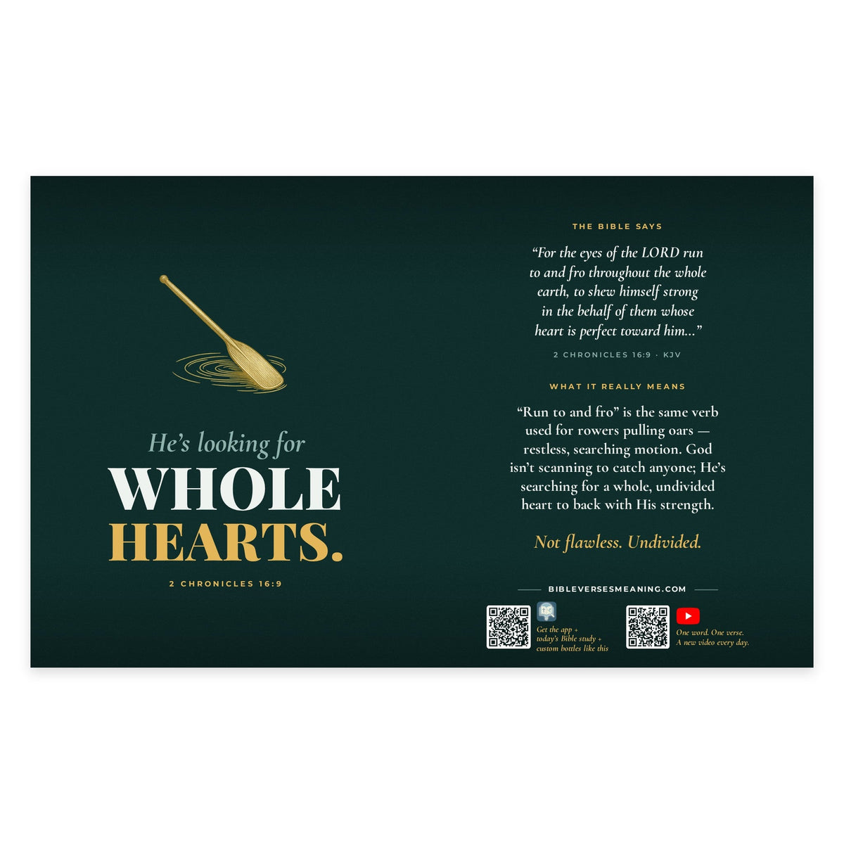 Full printed wrap design for Whole Hearts