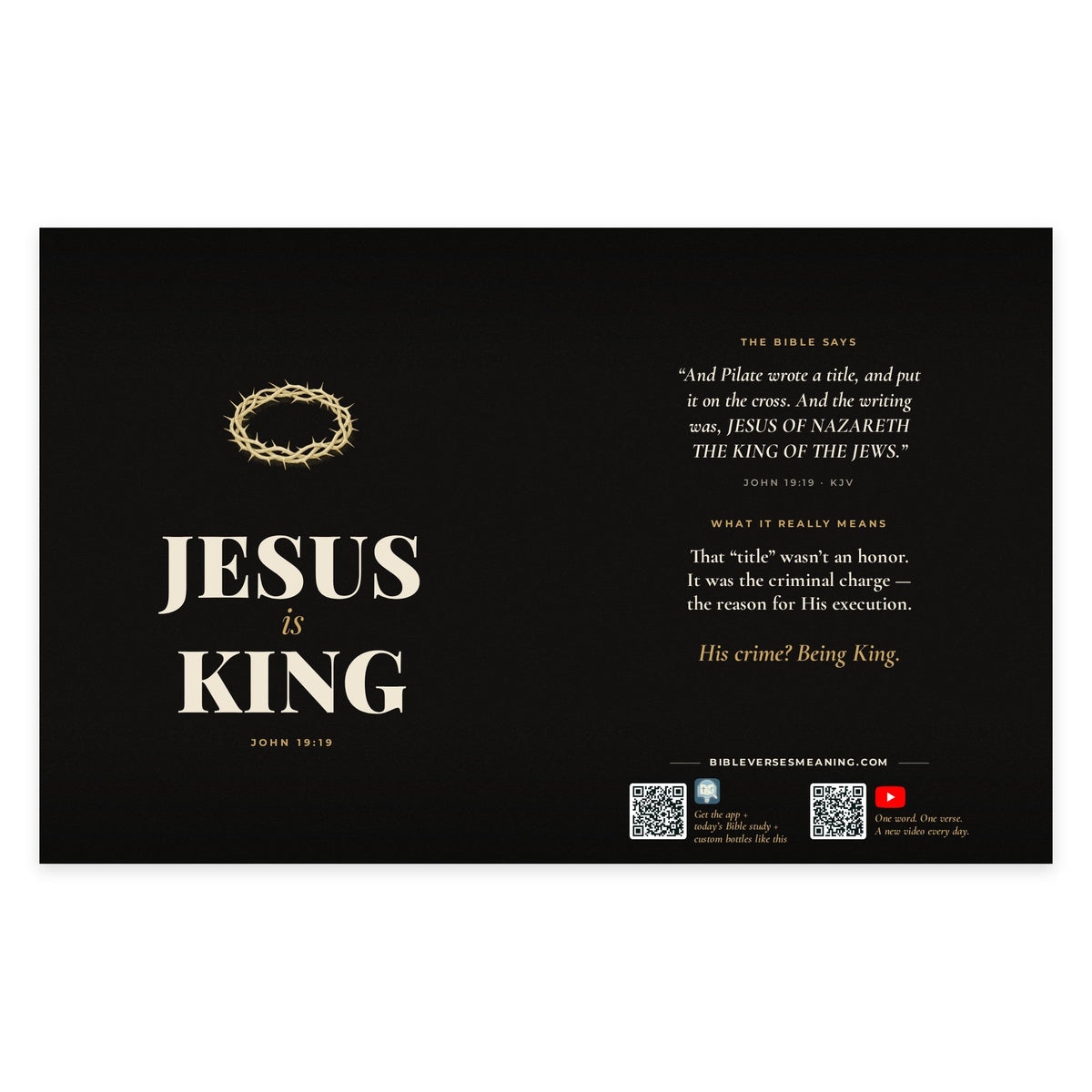 Full printed wrap design for Jesus Is King