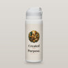 Created With a Purpose bottle rotating 360 degrees