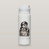 Example Pet Portrait Bottle (Liz, Lala & Alonso) rotating 360 degrees
