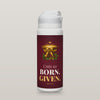 Born and Given · Christmas bottle rotating 360 degrees
