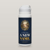 A White Stone bottle rotating 360 degrees